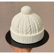 Bonnet Pistache Fleur d'oranger