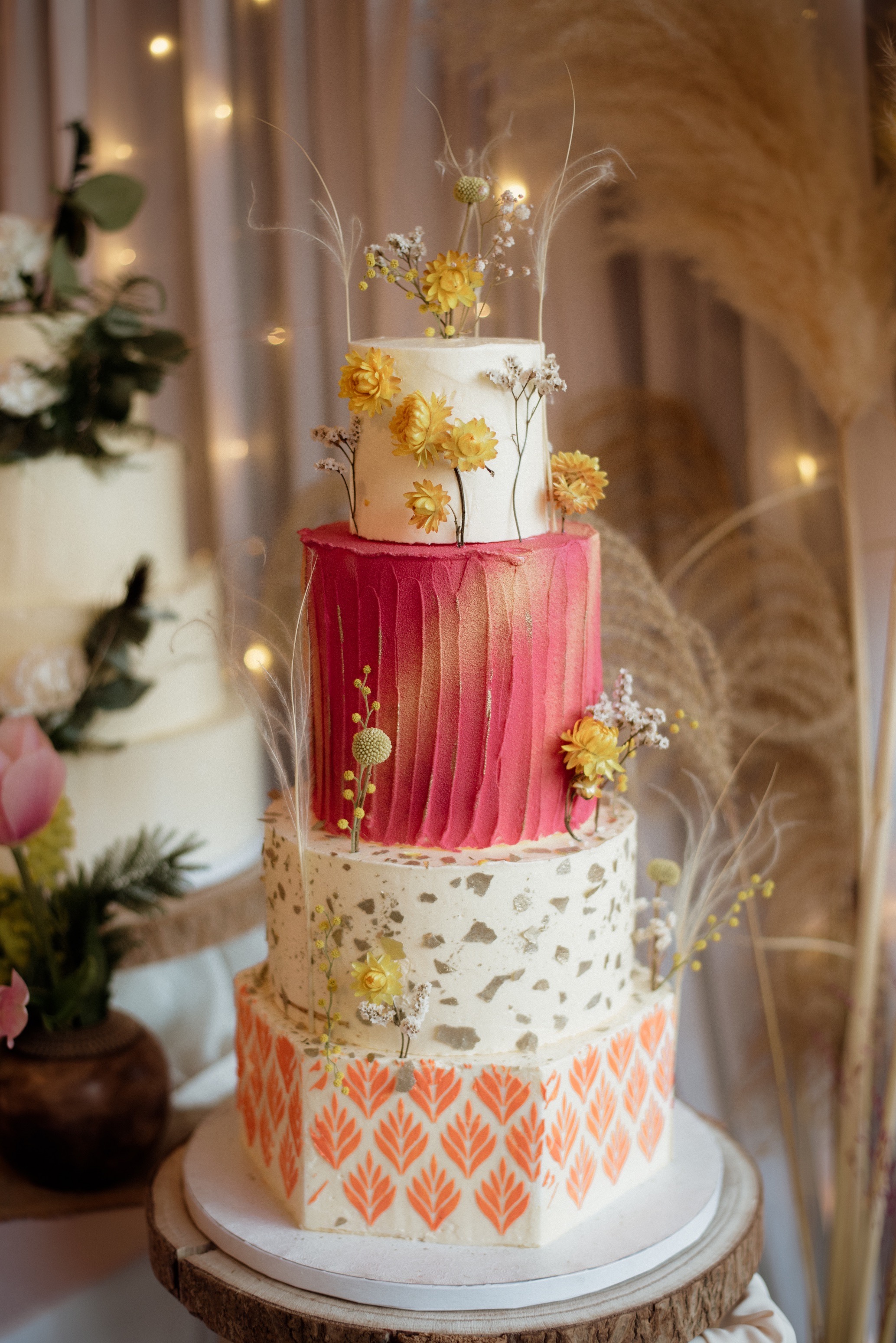 Enveloppement de gâteau comestible aux citrons méditerranéens ou